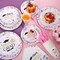 144 Pieces Class of 2026 Graduation Party Supplies, Congrats Grad Tableware Sets Including Disposable Paper Plates Napkins Cups Forks Serves 24 for Floral Graduation Party Decorations